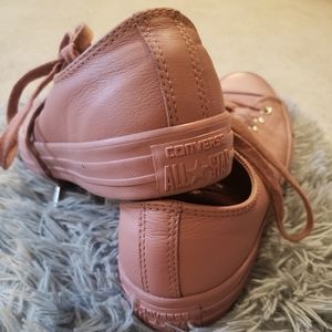 Leather Converse